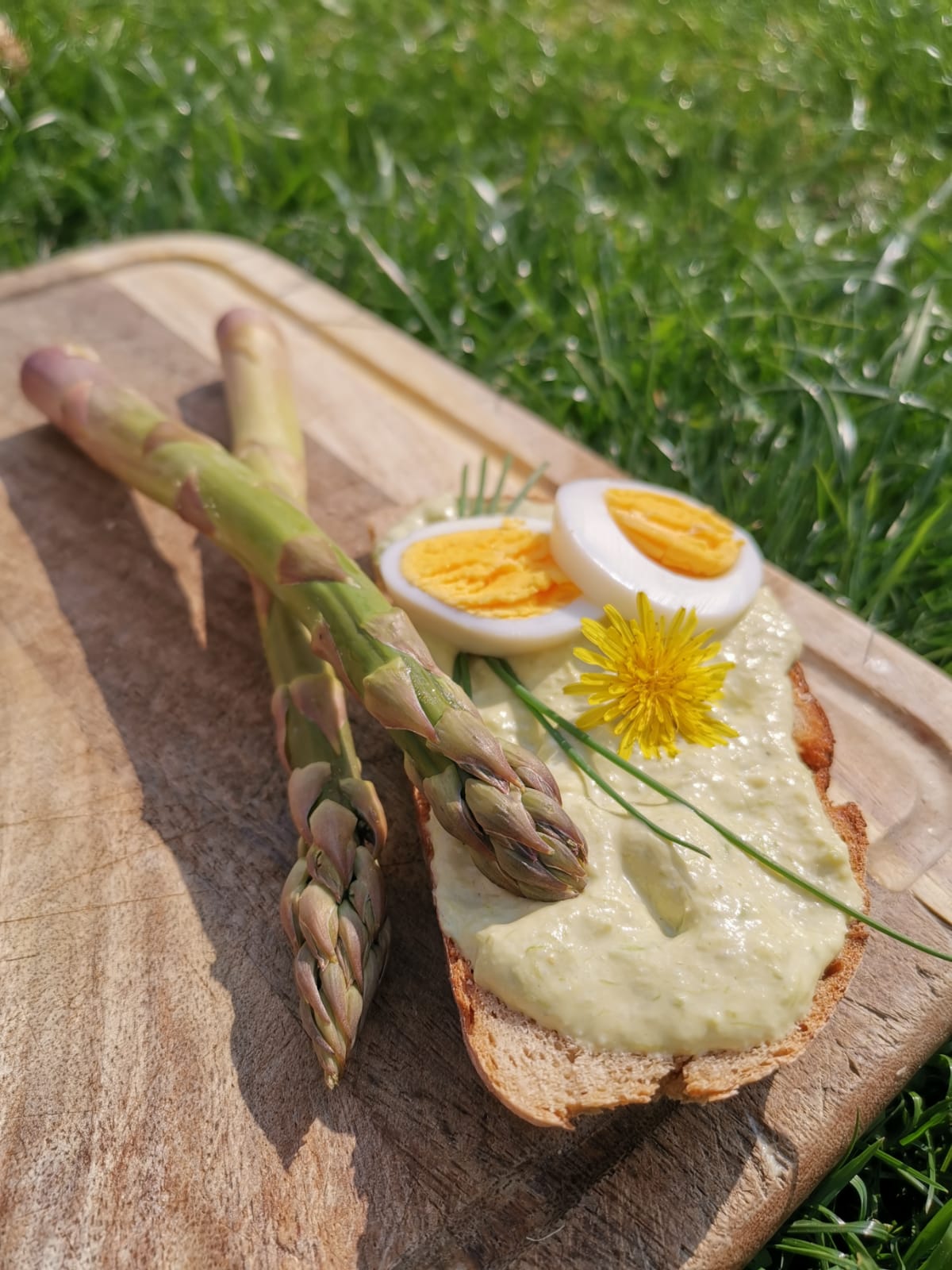 Spargel Eiaufstrich vom Bachfeldhof