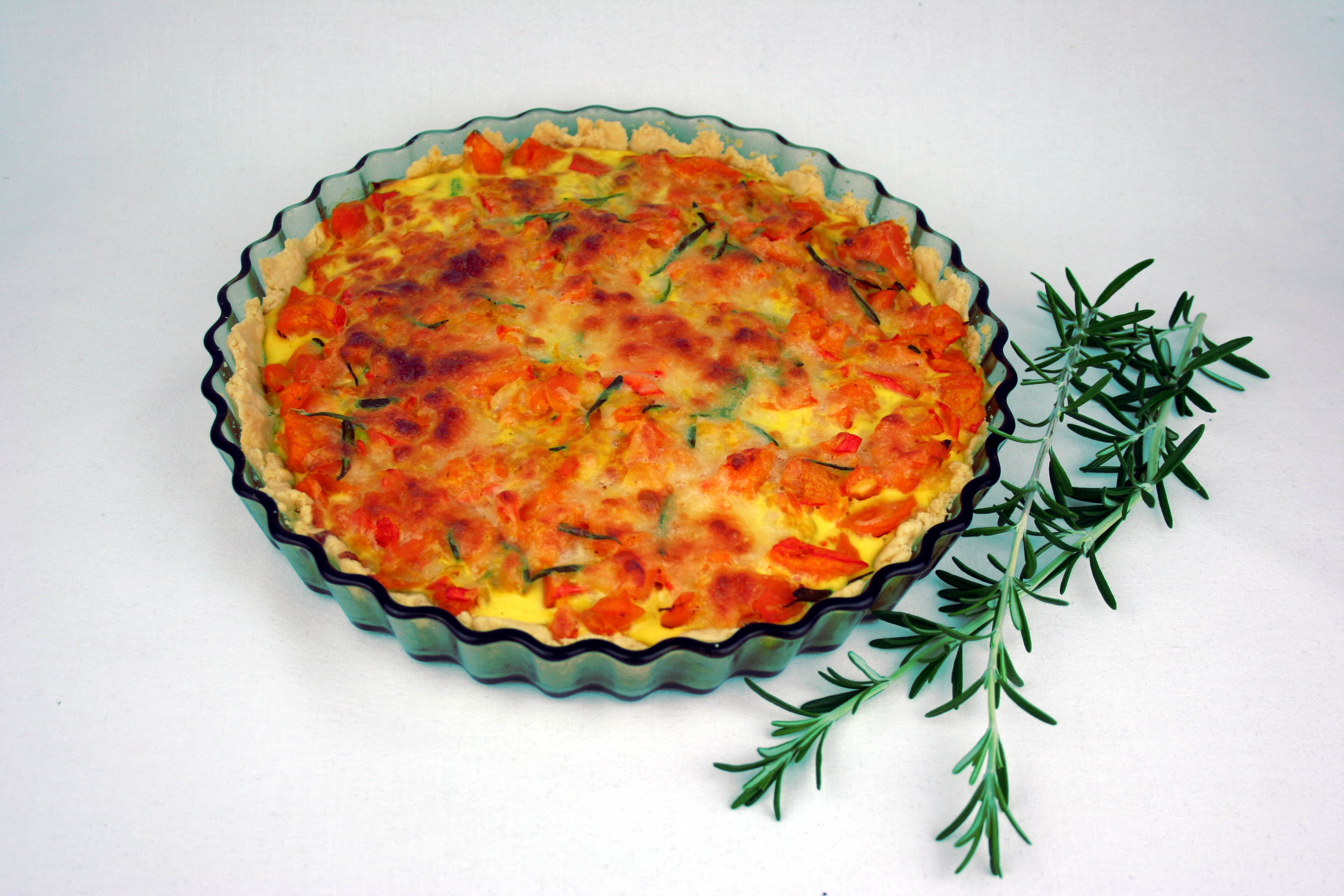 Kürbis Quiche