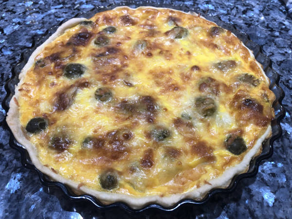 Gebackene Kohlsprossen Quiche